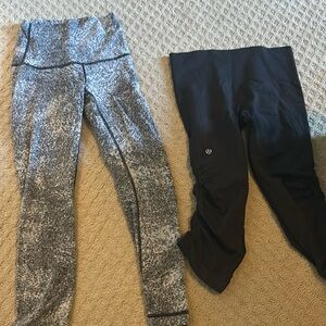 2 pairs of lululemon leggings